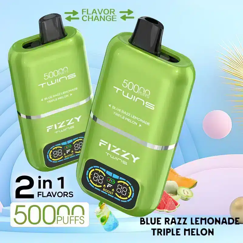 Blue Razz Lemonade & Triple Melon 50000 Puffs Disposable Vape Blue Razz Lemonade & Triple Melon 50000 Puffs Disposable Vape