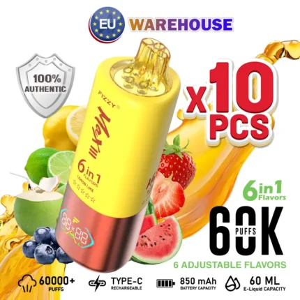 Fizzy Max 60k 60000 Puffs Eldobható Vape