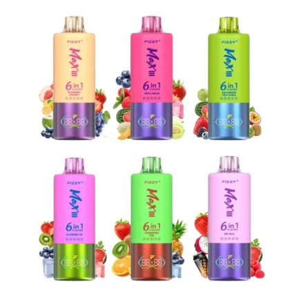 Fizzy Max III 6in1 60K 60000 Puffs eldobható Vape 02