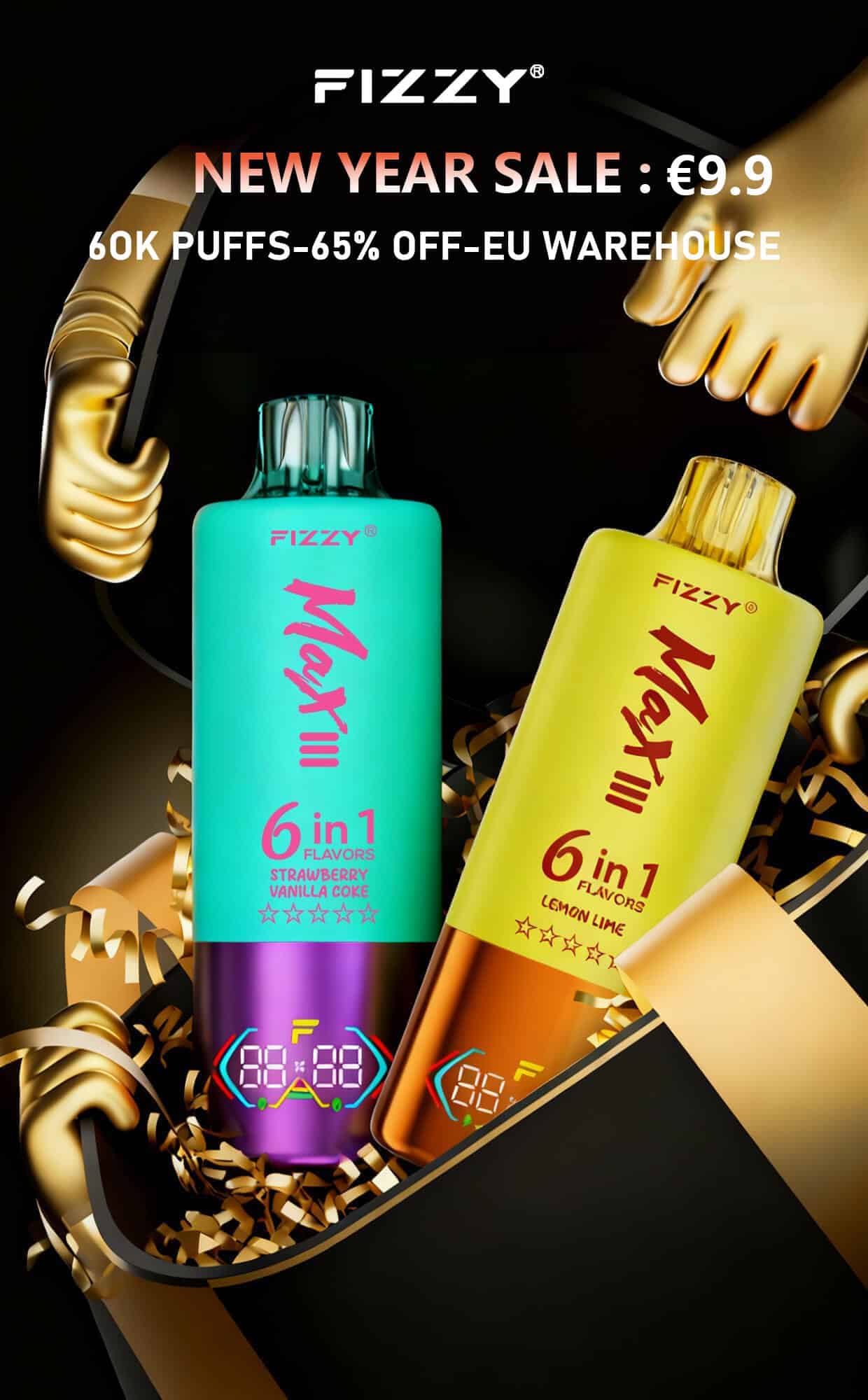 Fizzy Max 60k Puffs on sale